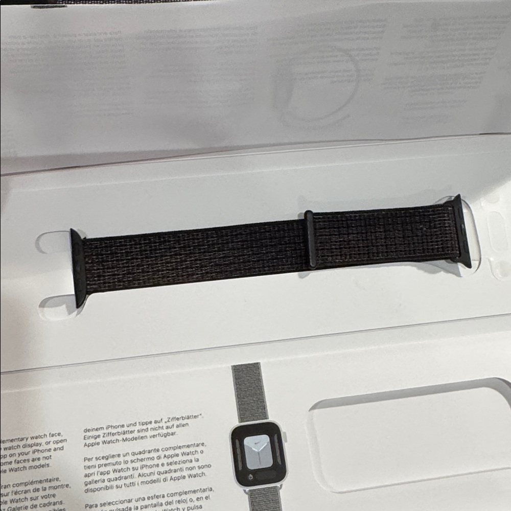 Nike Apple Watch Black Sport Loop